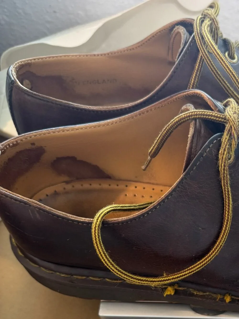 Dr. Martens Leather Oxford 1561 Shoes Men's Size 10 Brown Matte Finish Vintage